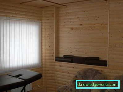 Block house za notranjo opremo: značilnosti materiala in delo z njim Block house za notranjo opremo: značilnosti materiala in delo z njim