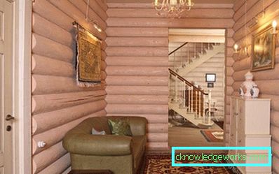 Block house za notranjo opremo: značilnosti materiala in delo z njim Block house za notranjo opremo: značilnosti materiala in delo z njim