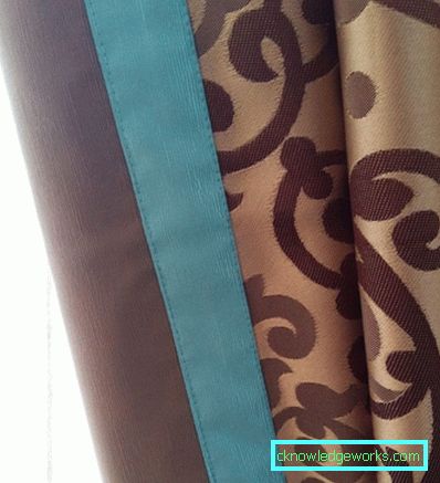 Čokoladne zavese - fotografije najboljših primerov zasnove zavese