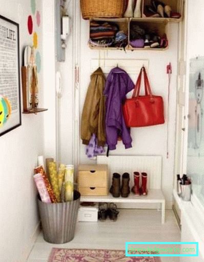 Oblikujte hodnik v enosobnem apartmaju - fotografija