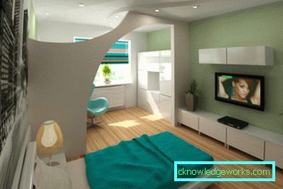 Eno sobno stanovanje - 150 fotografij sodobnih idej za oblikovanje notranjosti