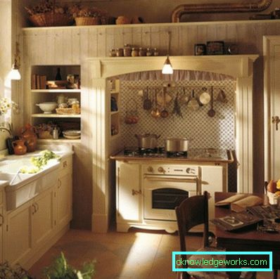 143-Kuhinja v zasebni hiši - 100 fotografij